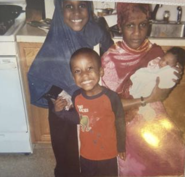 Photo of Husseins family. Photo courtesy of the author.