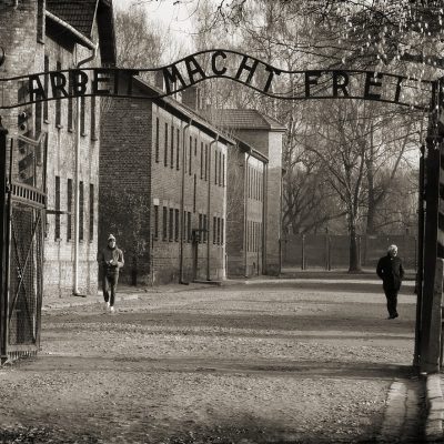 Entrance of Auschwitz