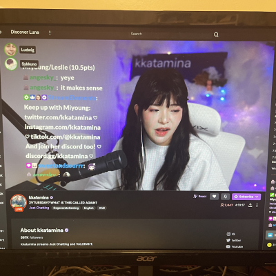 Image of twitch streamer kktamina