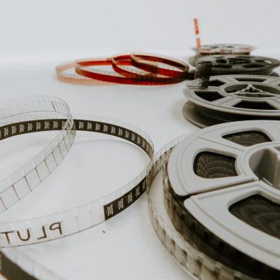 Four movie reel films.