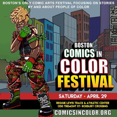 Boston Comics in Color Festival Flyer