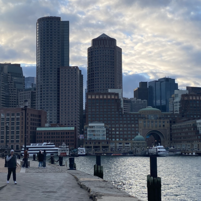 Photo of Bostons skyline. Photo courtesy of the author.