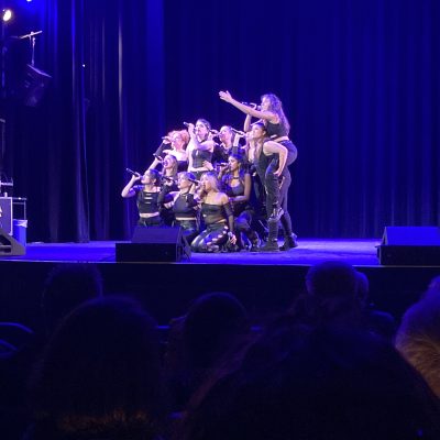 Photo of the acapella group Pitch Please! Photo courtesy of the author.