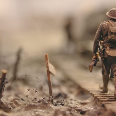 Photo of solider walking. Photo courtesy of Stijn Swinnen on Unsplash.