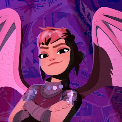 Photo from “Nimona”. Photo courtesy of Netflix