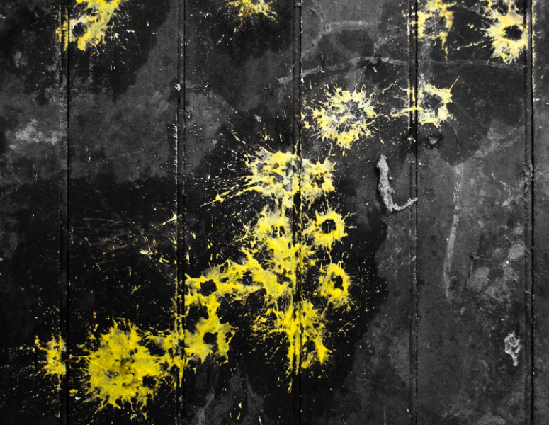 "Paintball splatter" by no3rdw is licensed under CC By 2.0.