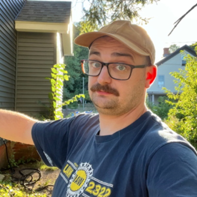 Photo of David Pritchard outside