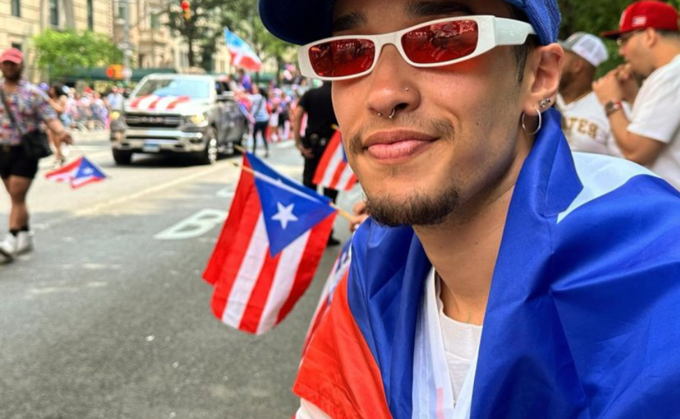 Photo of Gio Santiago representing at a parade