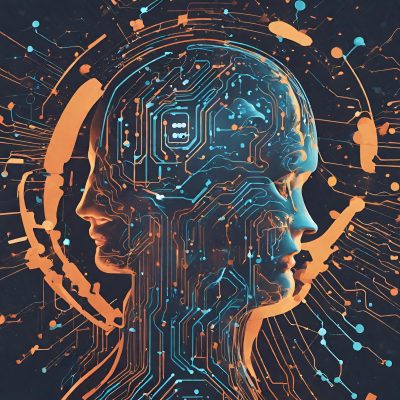 Photo depiction of artificial intelligence via Canva AI photo generating tool.