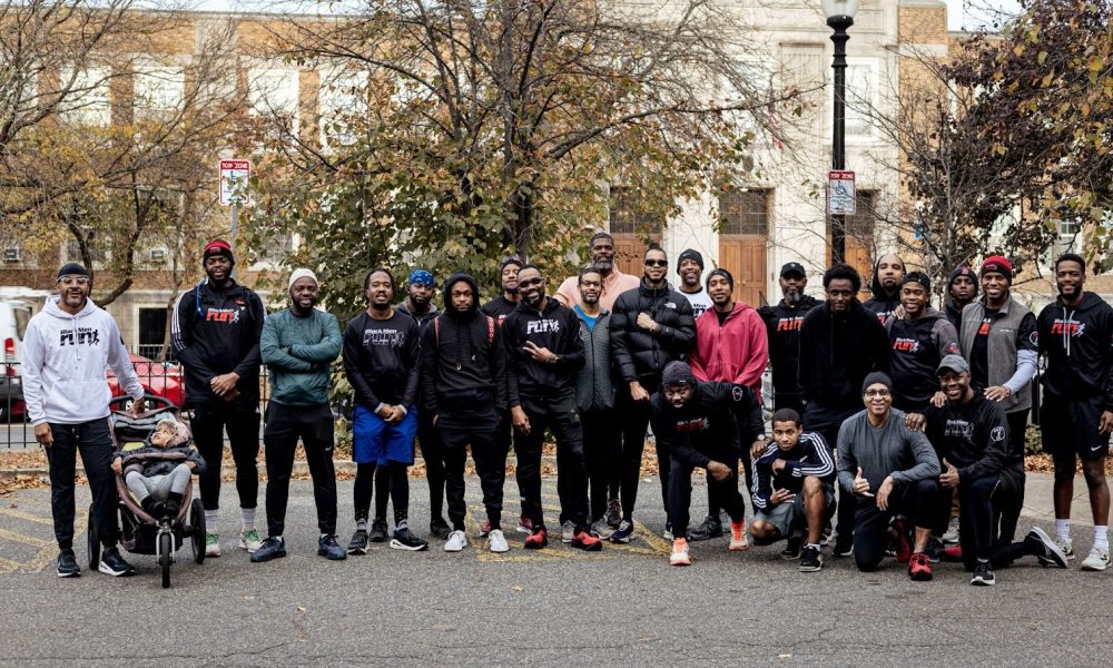 Photo of Black Men Run Boston participants. Photo courtesy of the author.