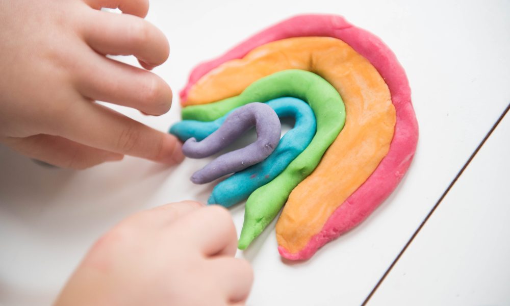 Photo of playdough being used. Photo courtesy of Julietta Watson on Unsplash.