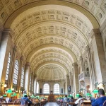 Photo of a Copley Library room. Photo courtesy of Baileys Table.