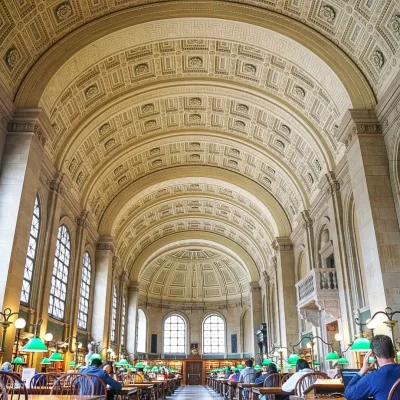 Photo of a Copley Library room. Photo courtesy of Baileys Table.