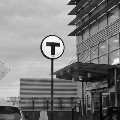 Photo of MBTA Sign. Photo courtesy of Teju on Pexels.