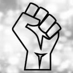 Raised fist, a symbol of Black power