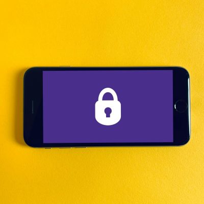Phone with a lock on it courtesy of Franck on Unsplash.