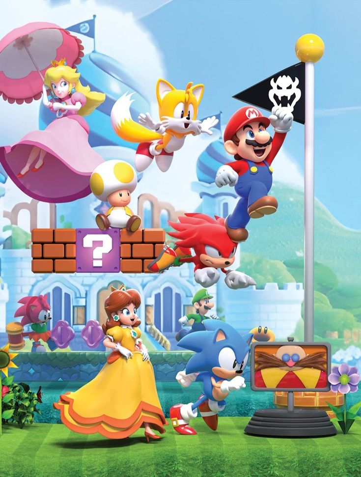 Cover art from Super Mario video game.