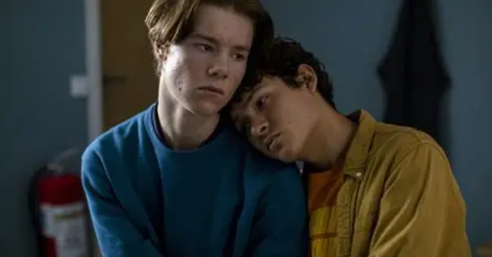 Moody sad image from Young Royals Season 2.