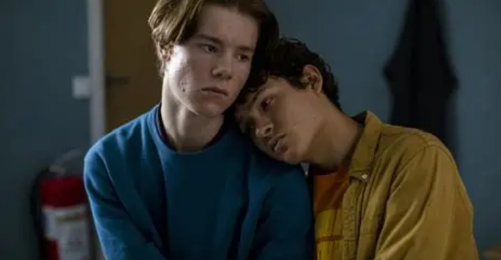 Moody sad image from Young Royals Season 2.