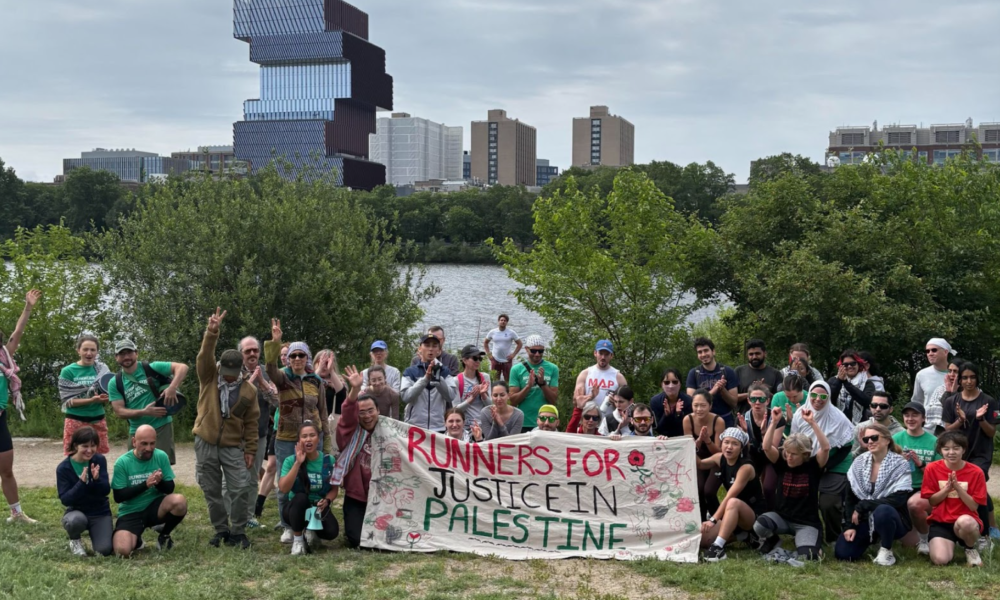 Group picture of Runners for Justice in Palestine