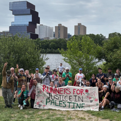Group picture of Runners for Justice in Palestine
