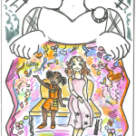 Comic Book artwork from the ICA exhibit.